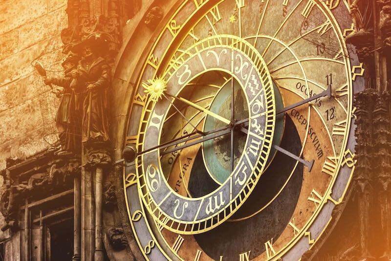 stuck at home - the Prague astronomical clock